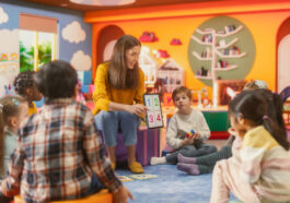 Vorbereitung der Kinder auf die Schule in einer Kindertagesstätte